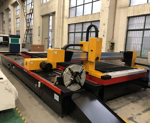 3000w Snijmachine 220Mm CNC de Machine van het Buisponsen 120m/Min van de Koolstofstaallaser