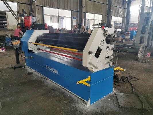 Klein Plaat Buigend Rolling Machine Asymmetrisch W11F Aanvankelijk Snuifje 3 Rollen 2000mm