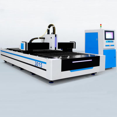 CNC van het bladmetaal de Snijmachine3kw Dubbele Lijst 3015 van de Vezellaser