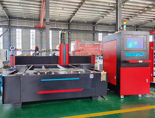 1000W CNC de Snijmachine 10 Mm-de Lasersnijder 4000x2000mm van de Vezellaser van het Metaalblad