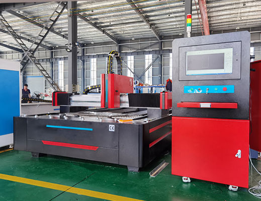 1000W CNC de Snijmachine 10 Mm-de Lasersnijder 4000x2000mm van de Vezellaser van het Metaalblad